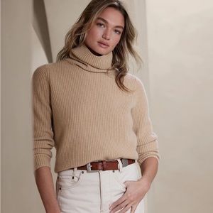 Banana Republic CHIARA CASHMERE TURTLENECK SWEATER